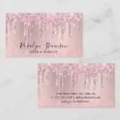 Meerjarig roos goudhaar en make-up visitekaartje (Voorkant / Achterkant)