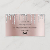 Meerjarig roos goudschaar visitekaartje (Achterkant)