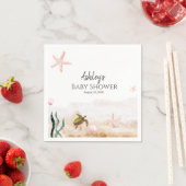 Meerjarig Zee van de Middellandse Zee Scheerstaart Servet (Insitu)