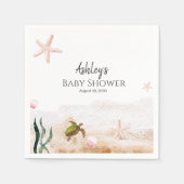 Meerjarig Zee van de Middellandse Zee Scheerstaart Servet (Voorkant)