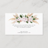 Meerjarige boompampagode visitekaartje (Achterkant)