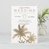 Meerjarige bruine palmbomen kaart (Staand voorkant)