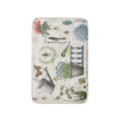 Meerjarige  tuinbouwbloemtuin badmat (Voorkant Verticaal)