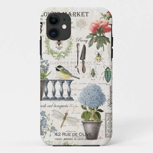 Meerjarige  tuinbouwbloemtuin Case-Mate iPhone case (Achterkant)
