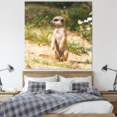 Meerkat_005 Canvas Afdruk (Insitu (Slaapkamer))