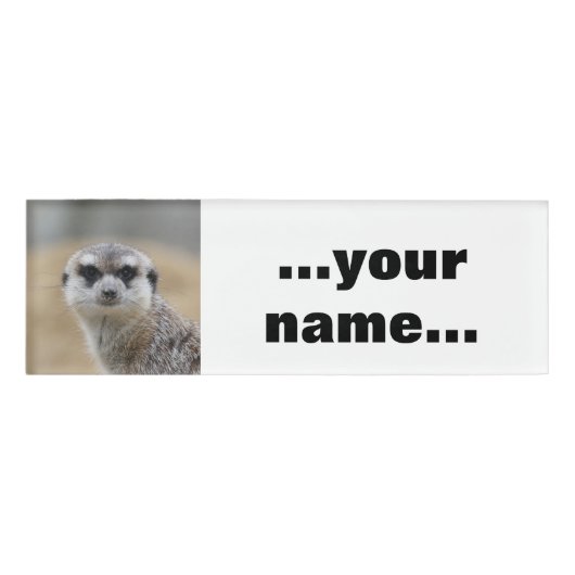 Meerkat 022 naambadge (Voorkant)
