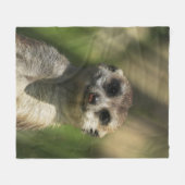 Meerkat 034 fleece deken (Voorkant (Horizontaal))
