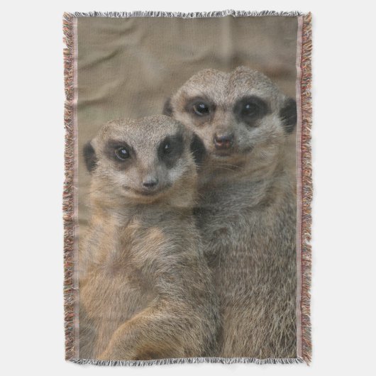 Meerkat 067 deken (Voorkant Verticaal)