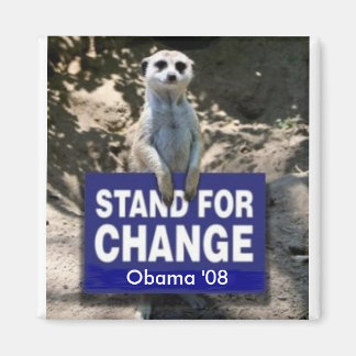 Meerkat 4 Obama Magneet