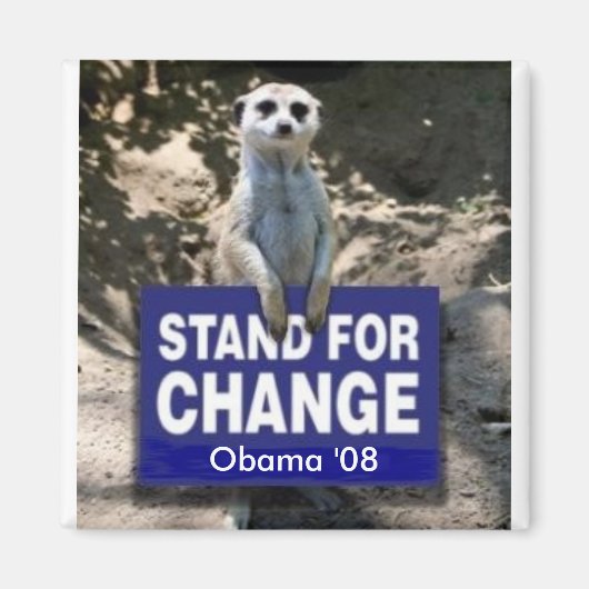 Meerkat 4 Obama Magneet (Voorkant)