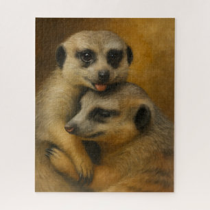 Meerkat Affection Legpuzzel