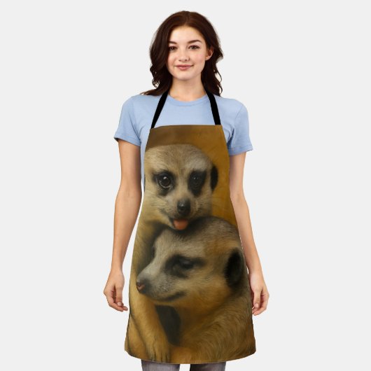 Meerkat Affection Schort (Gedragen)