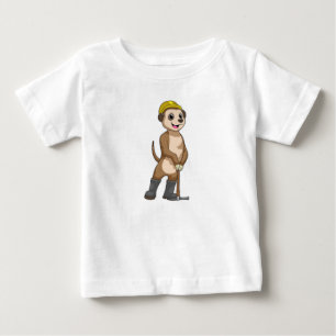 Meerkat als Miner met Pickaxe