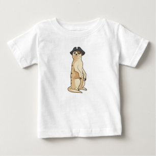 Meerkat als Piraat met Pirate pet