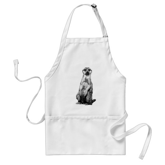 Meerkat Apron Standaard Schort (Voorkant)