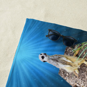 Meerkat Au Soleil, Serviette De Plage