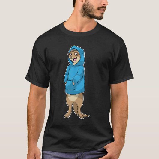 Meerkat avec Sweat - shirt à capuche (Devant)