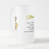 Meerkat Beer Frosted Mug (Devant gauche)