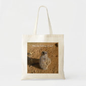 Meerkat Behuizing Grappig Drusillas Park Tote Bag (Voorkant)