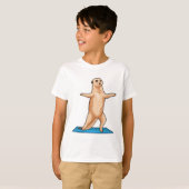 Meerkat bij Fitness Stretching T-shirt (Voorkant volledig)