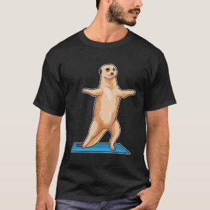 Meerkat bij Fitness Stretching T-shirt