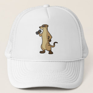 Meerkat bij Sterke training met Dumbbell Trucker Pet