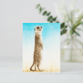 Meerkat Briefkaart (Staand voorkant)