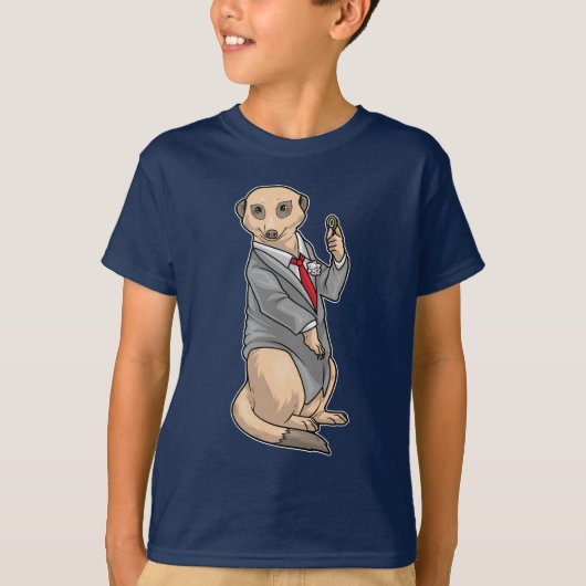 Meerkat Bruidegom Trouwring Trouwen T-shirt (Voorkant)