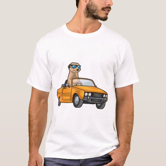 Meerkat Car T-shirt (Voorkant)