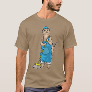Meerkat Cleaner Mop T-shirt