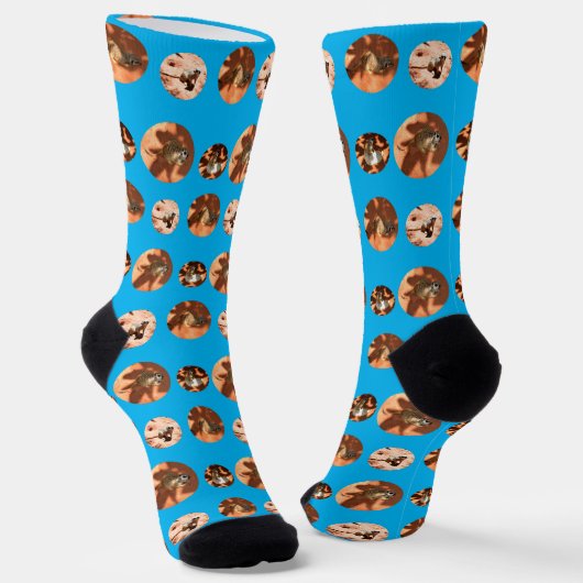 Meerkat Collarge, Full Print Creation Sokken (Gebogen)