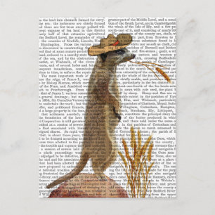 Meerkat Cowboy Briefkaart