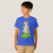 Meerkat Cricket bat T-shirt (Voorkant volledig)