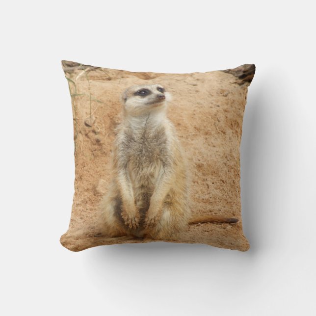 Meerkat Cushion Kussen (Voorkant)