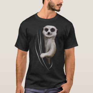 Meerkat dier komt van binnen t-shirt