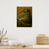 Meerkat Embrace – Heartfelt Wildlife Art Print (Keuken)