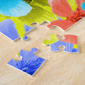 Meerkat en bloesems, puzzels, legpuzzel (Zijkant)