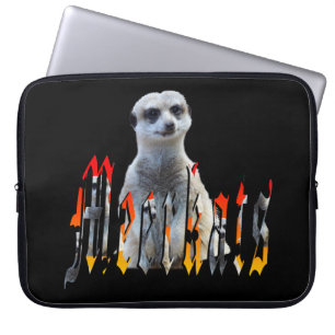 Meerkat en Meerkat Logo, Laptop Sleeve
