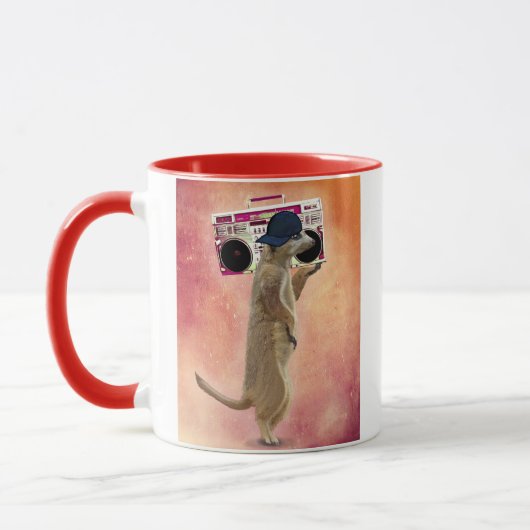 Meerkat en zoomdoos mok (Links)