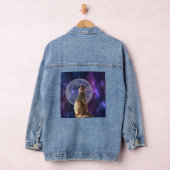 Meerkat Et Une Pleine lune, Denim Jacket (Hangar)