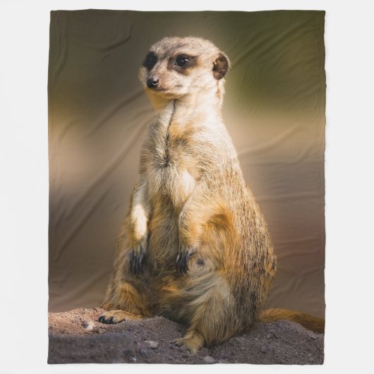 MEERKAT FLEECE DEKEN (Voorkant)