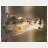 MEERKAT FLEECE DEKEN (Voorkant (Horizontaal))