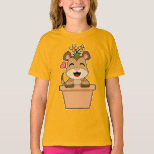 Meerkat Flower T-shirt