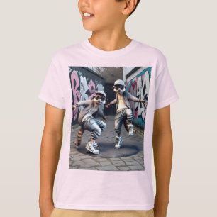 Meerkat in witte Sneakers T-shirt