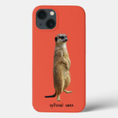 Meerkat iPhone 13 Coque (Verso)