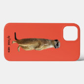 Meerkat iPhone 13 Coque (Verso (horizontal))