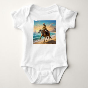 Meerkat Jockey op een Meerkat paard, Romper