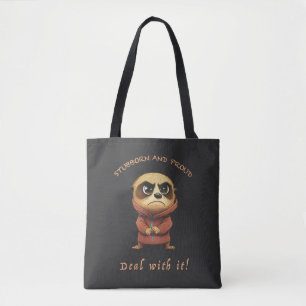 Meerkat koppig omgaan met het schattig Schattig gr Draagtas