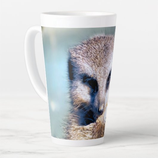 MEERKAT Latte Mug (Angle gauche)
