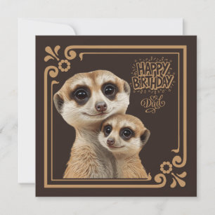 Meerkat Liefdevolle Momenten Wenskaart Kaart